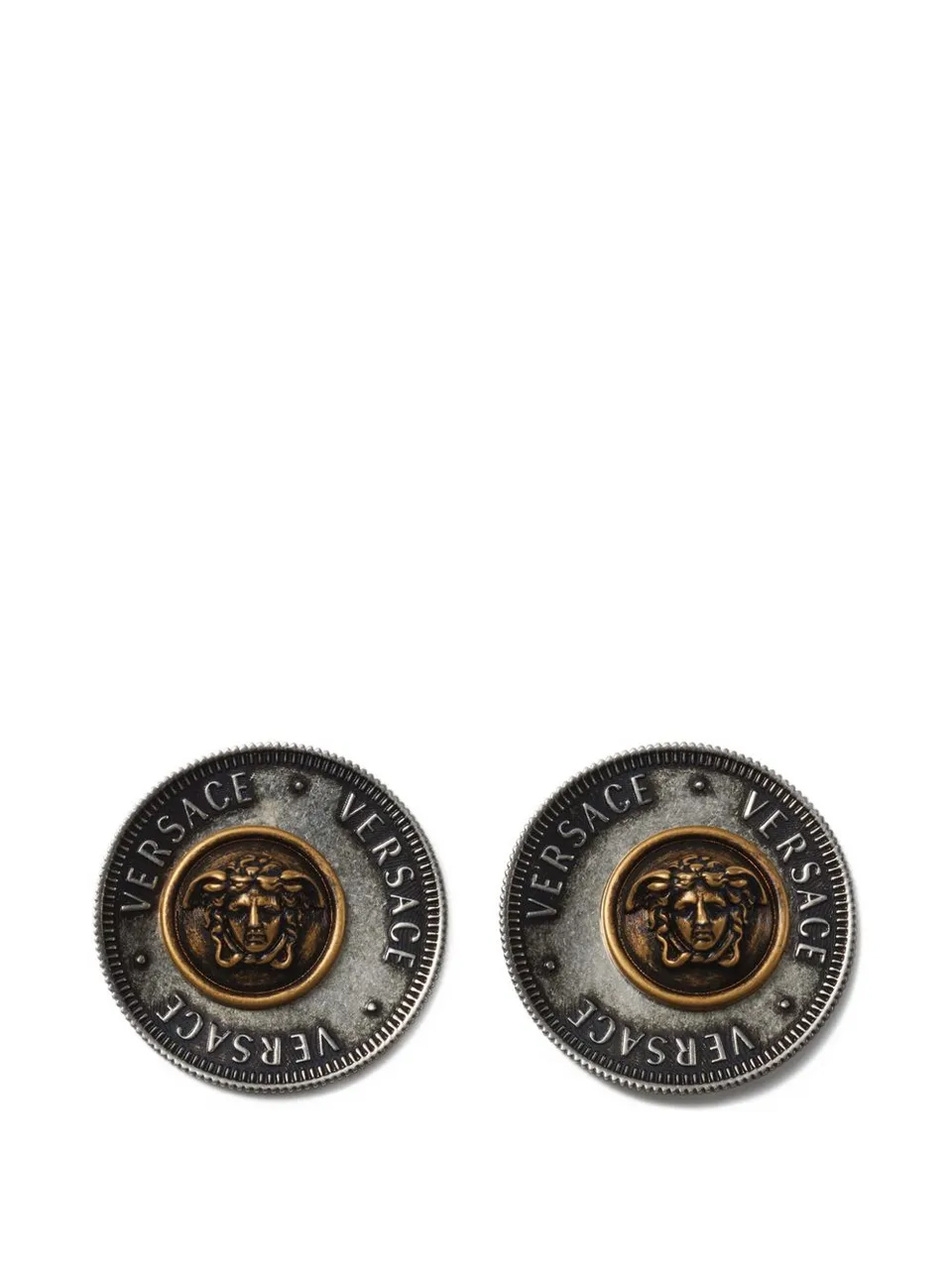 Versace 1026116 bijoux palladium taglia unica eleganza iconica