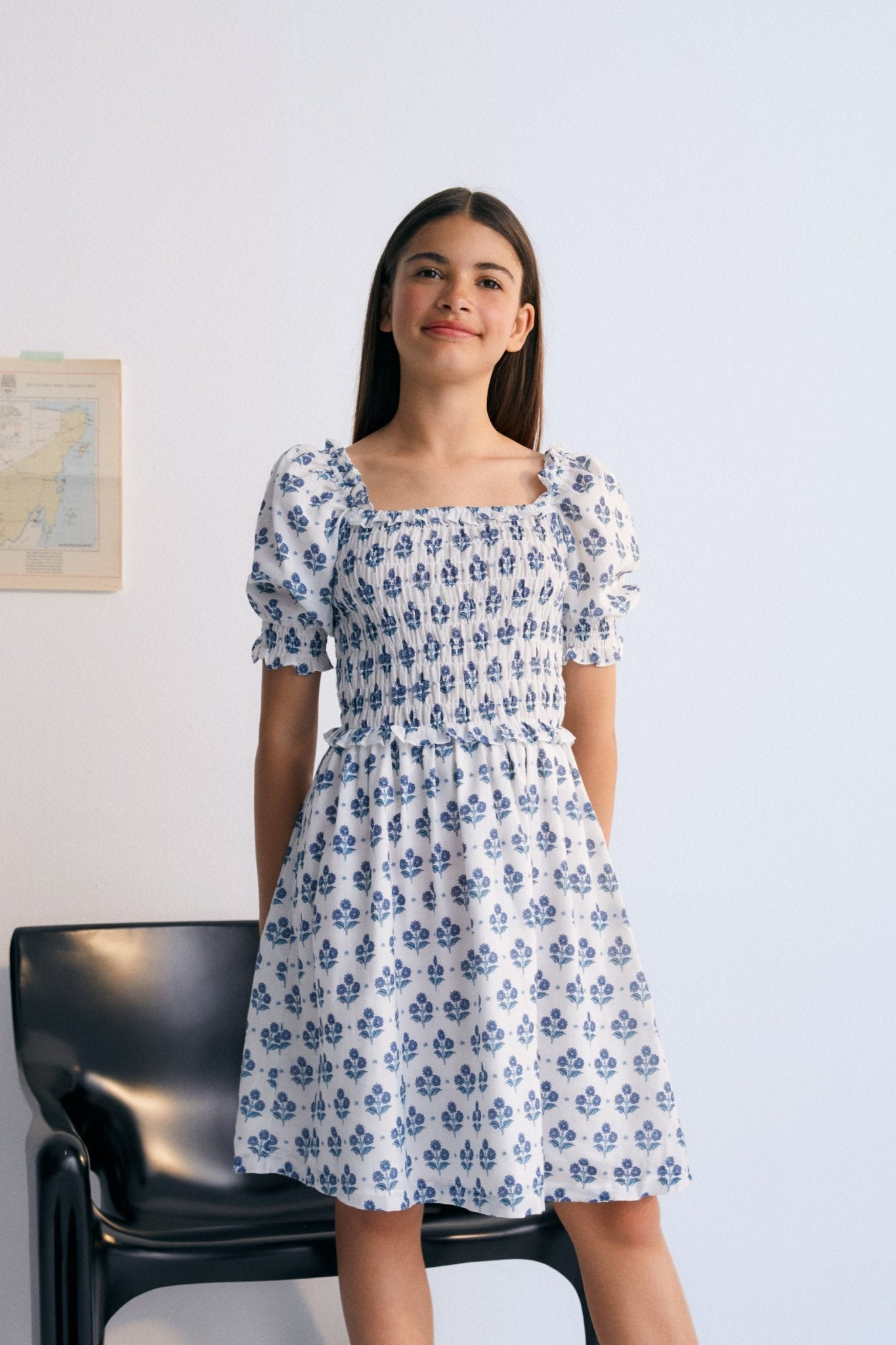 The New Society Eleni vestito bianco cotone bio