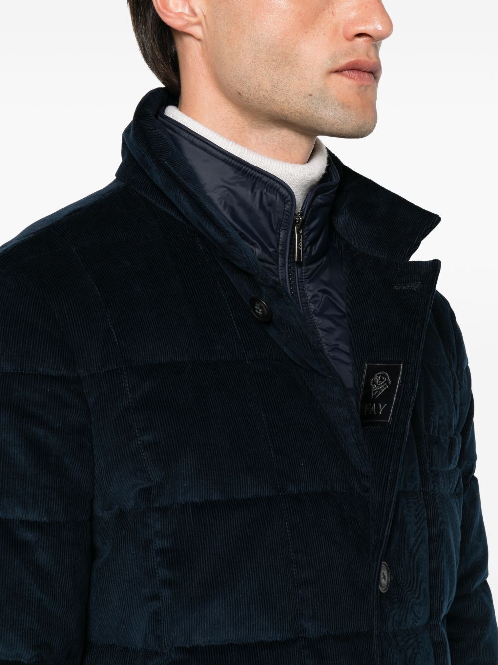 Fay NAM45530210 giubbotto bomber blu uomo