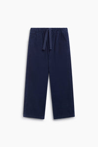 The New Society Elio pantalone bambino velluto Black Iris