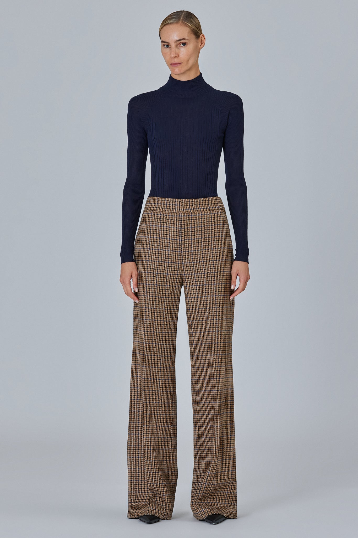 Sa Su Phi Tuxedo pantaloni donna flanella lana