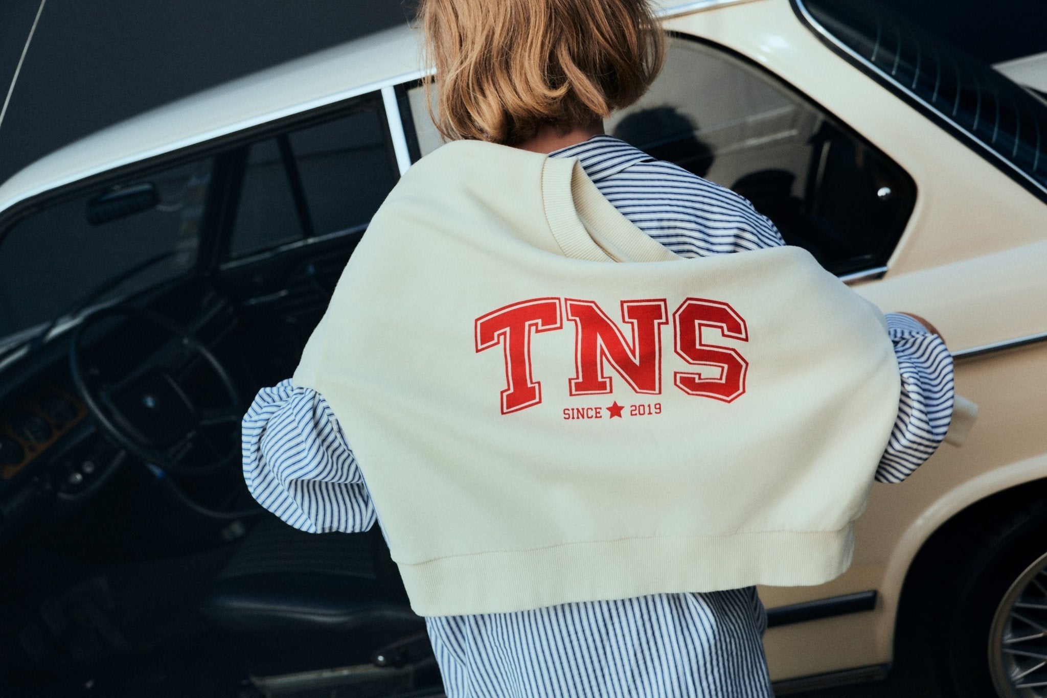 The New Society Tansy Felpa Teen Ecru Cotone