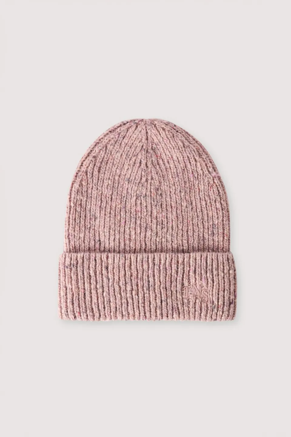 The New Society Maria Beanie berretto lana rosa taglia unica