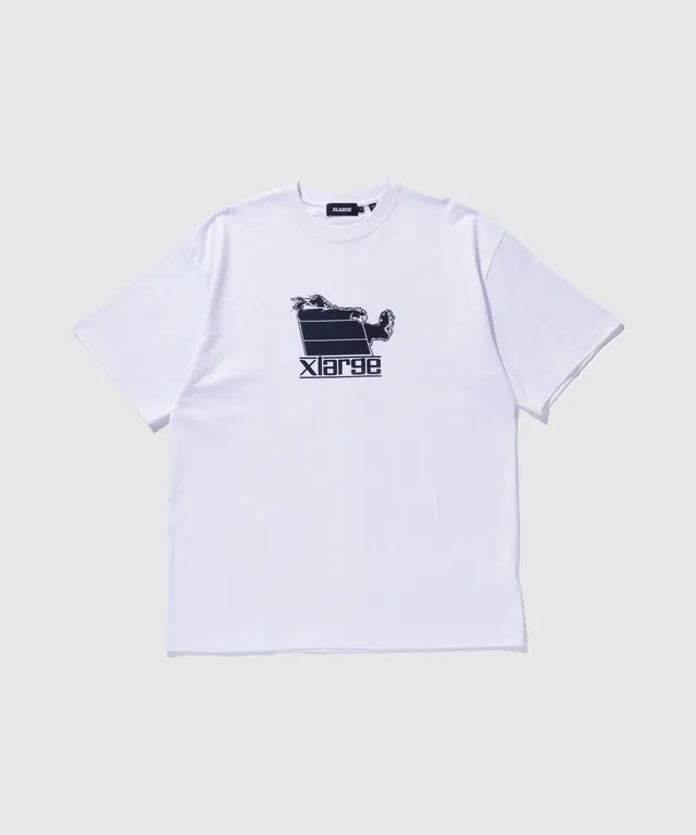 X-Large Wind Pressure T-shirt manica corta bianca cotone