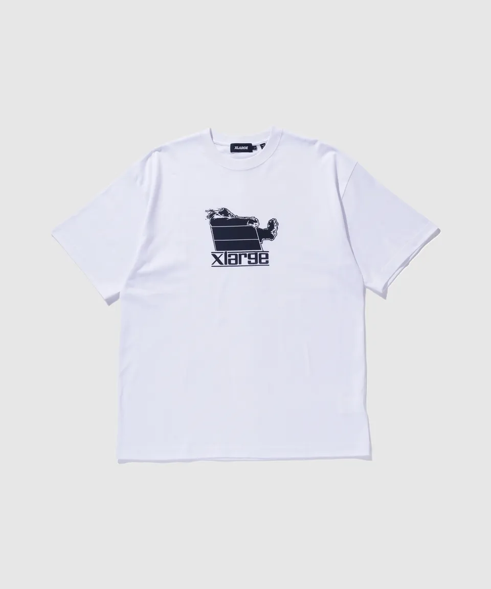 X-Large Wind Pressure T-shirt manica corta bianca cotone