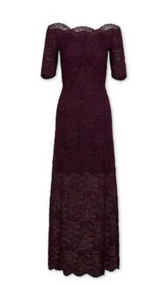 Rabanne 26AJR0106PA0170 abito lungo donna magenta