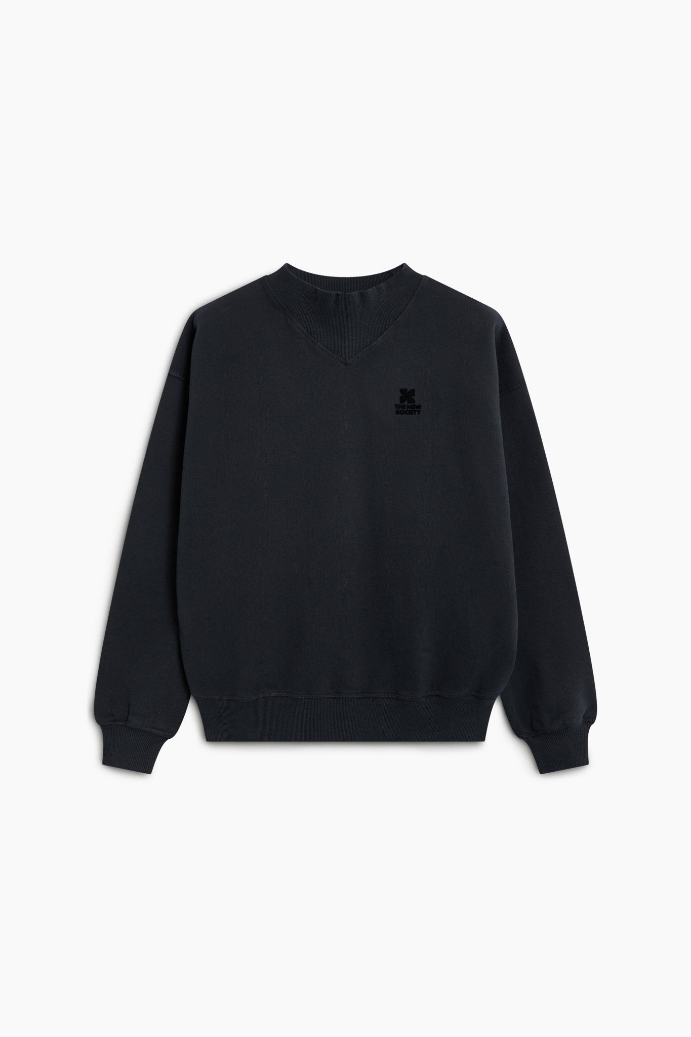 The New Society TNS Logo felpa donna moonless night cotone