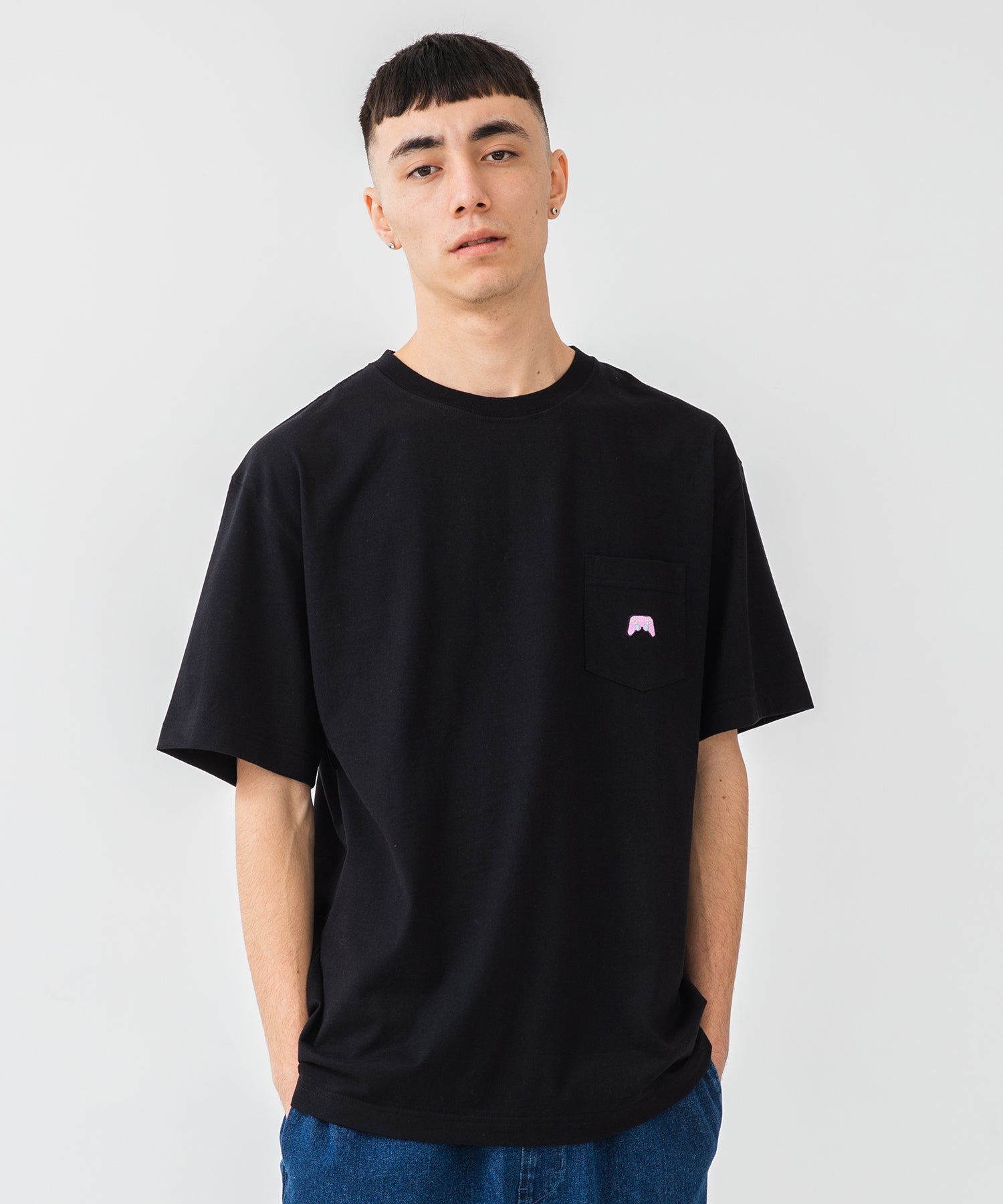 X-Large S/S Target Pocket t-shirt bianca