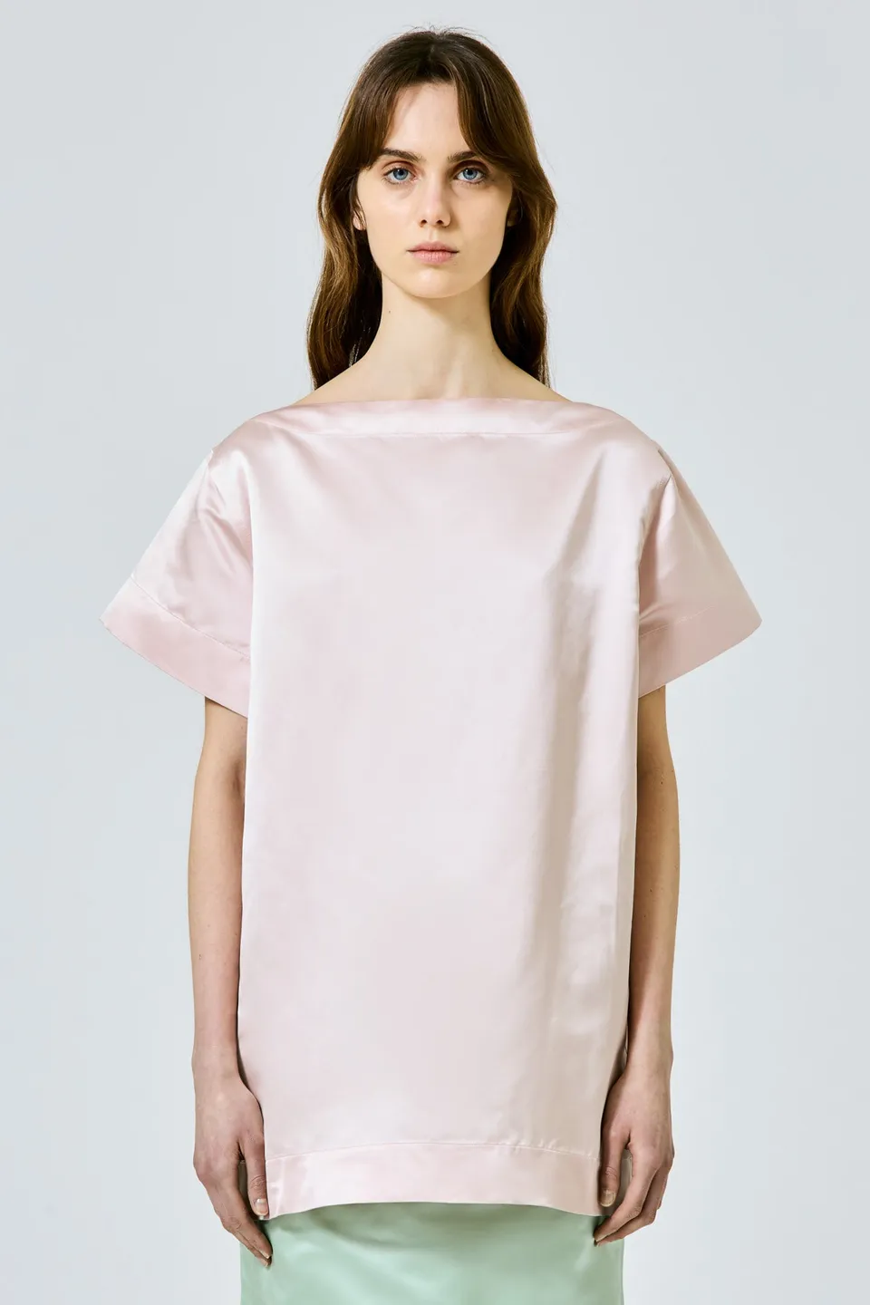 Sa Su Phi Valentina abito t-shirt rosa in seta