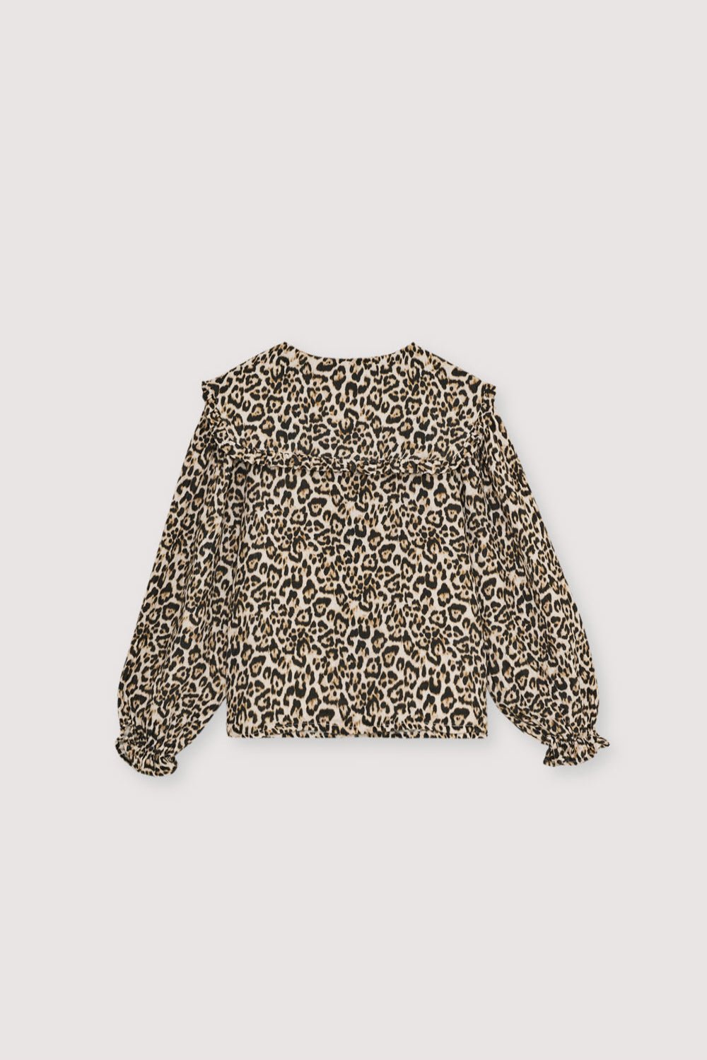 The New Society Nelia camicia leopardata bambina garza cotone