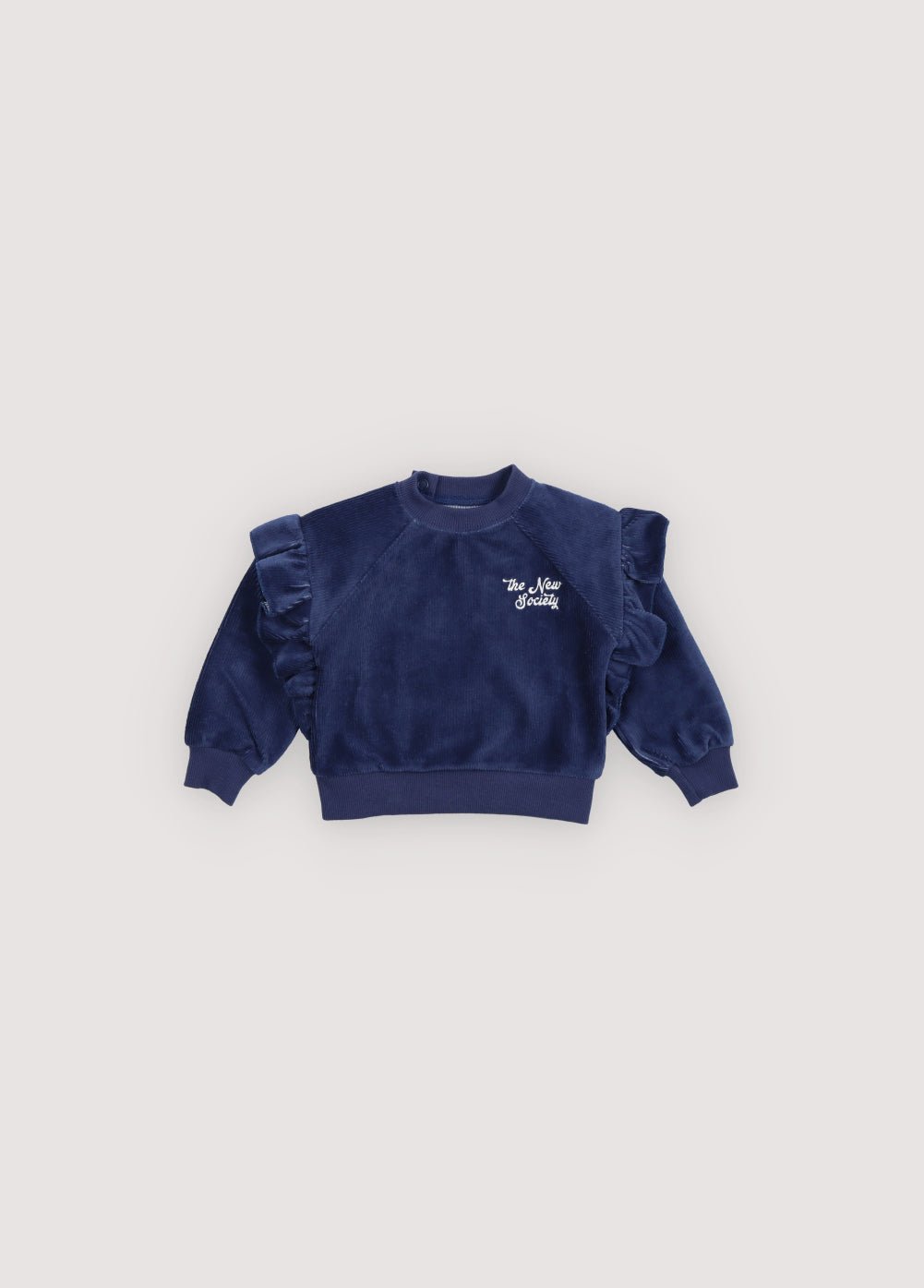 The New Society Clau felpa neonato 6 mesi Infinite Navy