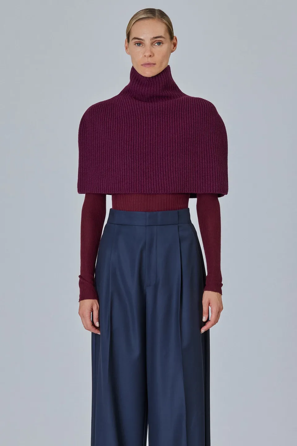 Sa Su Phi Cashmere Mini Cape mantella taglia unica