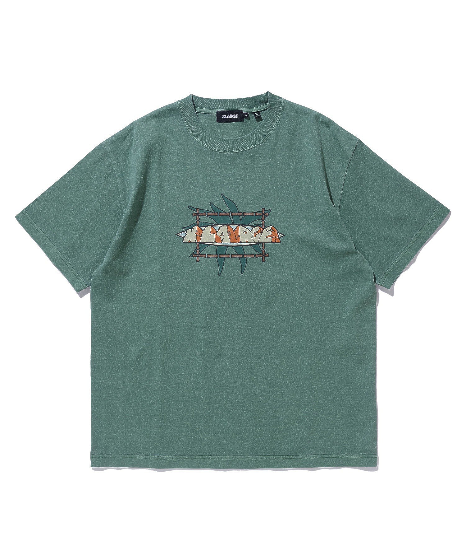 X-Large Stone Monument t-shirt verde in cotone