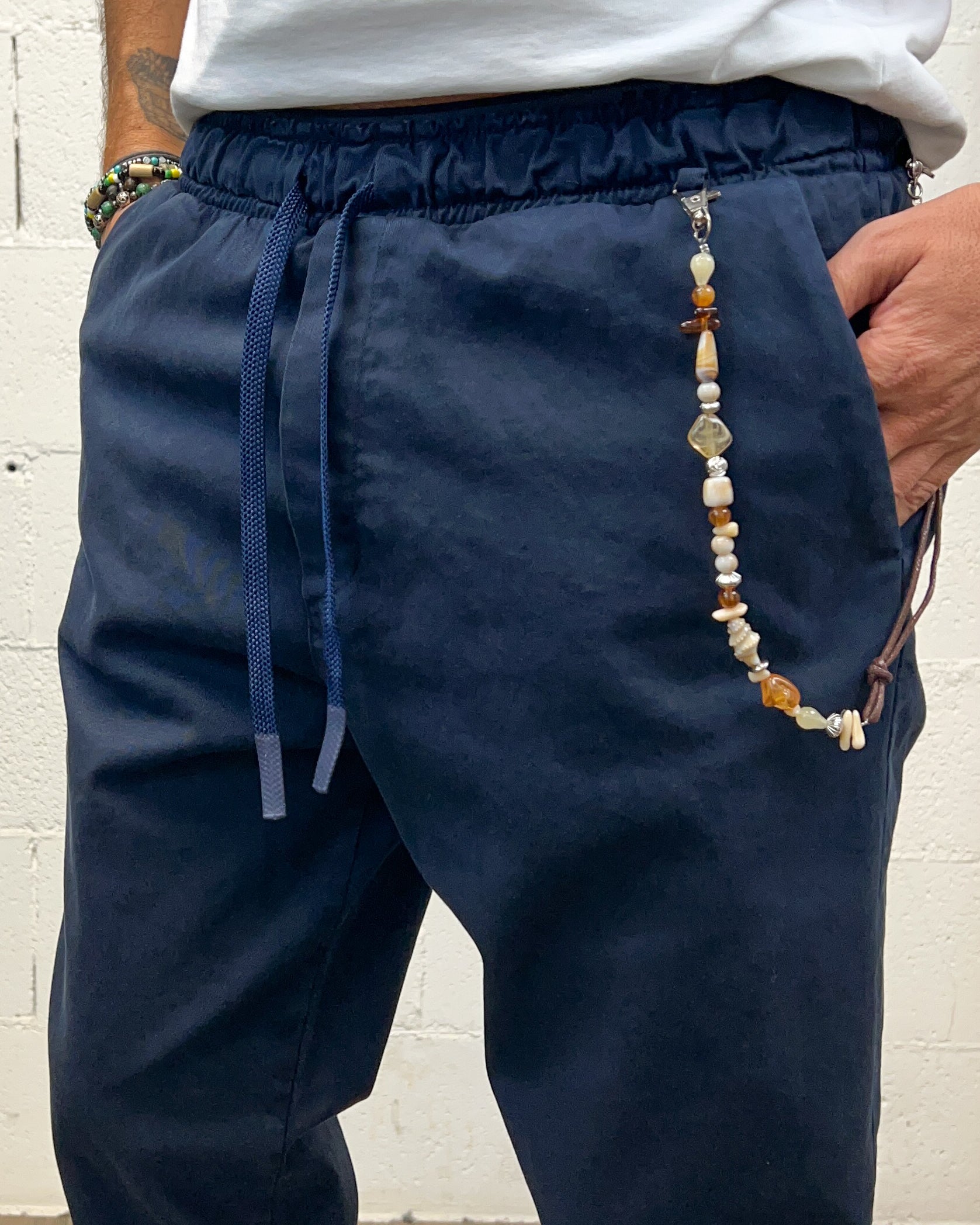 ONLYONE OVER-D Pantalaccio Denim Uomo Blu Navy