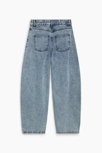 The New Society TNS Denim Curved Trouser jeans donna curvi blu