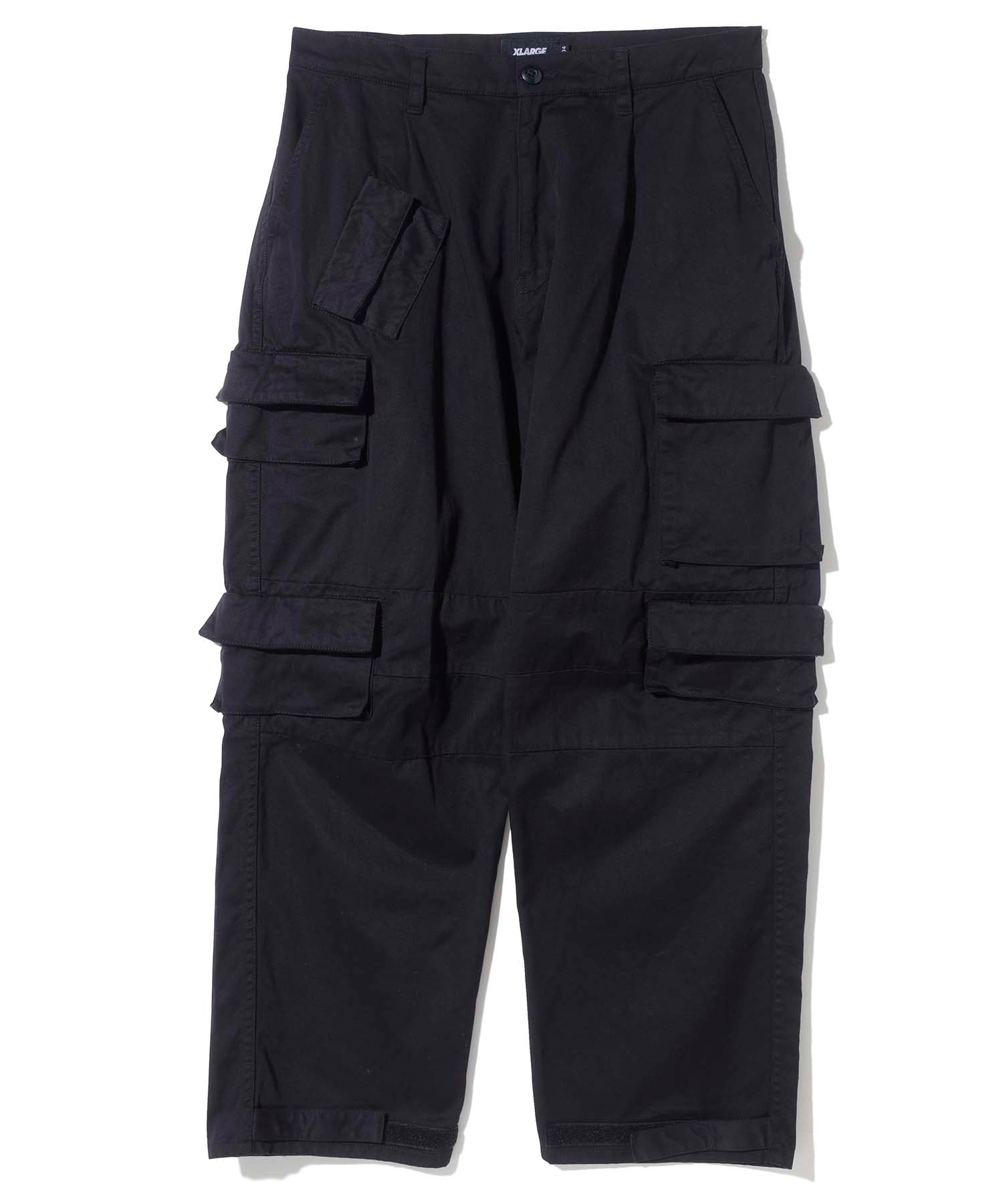 X-Large Double Pocket Military Pantaloni Cotone Tasche