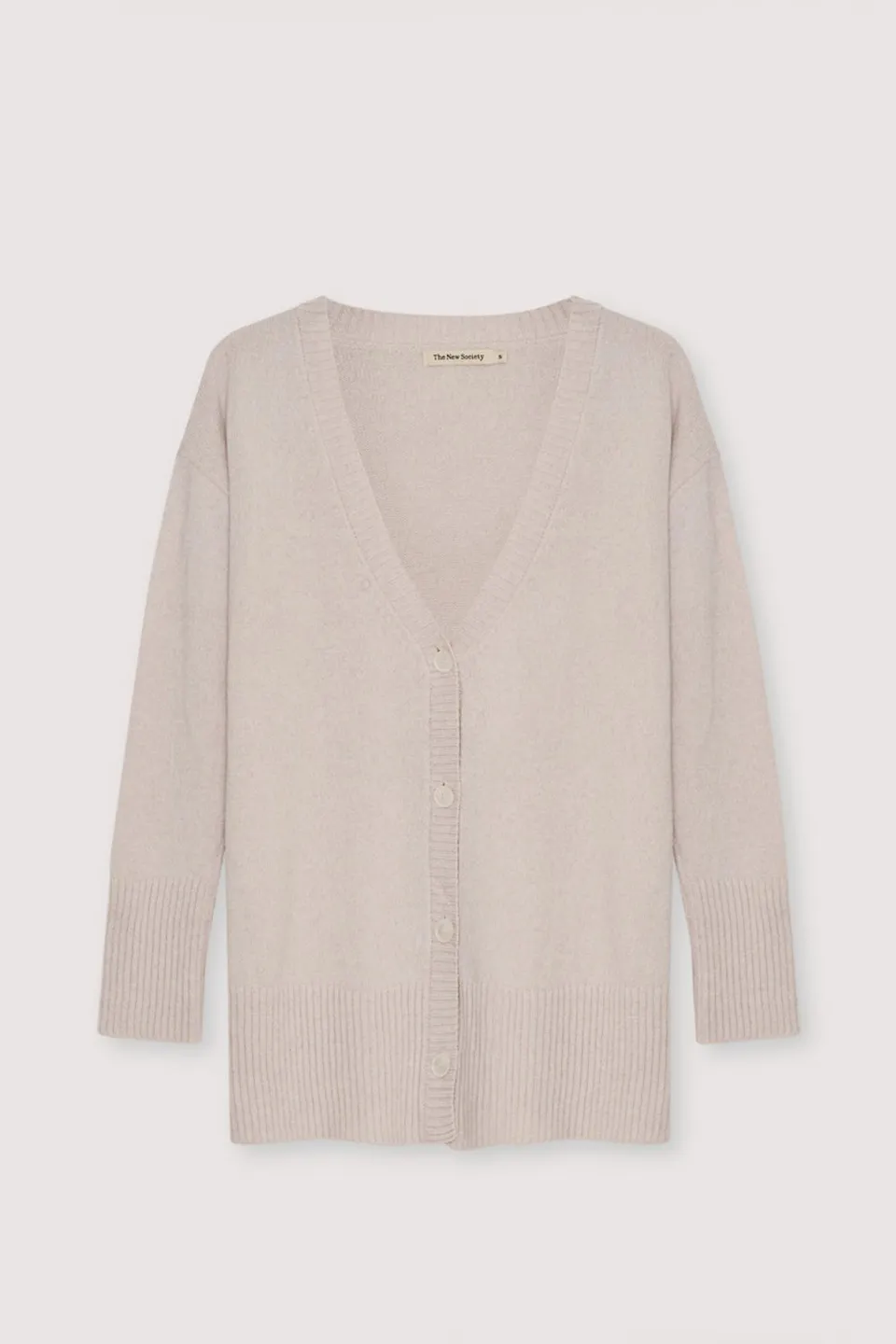 THE NEW SOCIETY Agatha Woman Cardigan cardigan bianco cashmere