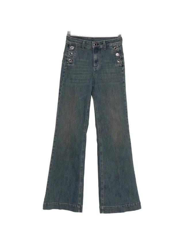 Liu Jo Blue Denim UF6093D0328 Jolie jeans donna denim sporco