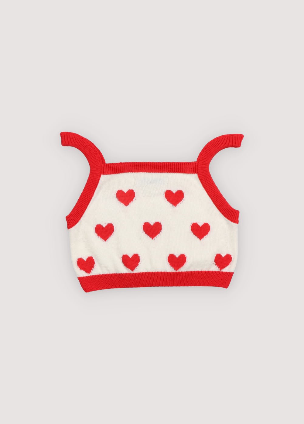 The New Society Maqui Hearts top bambina cotone cuori