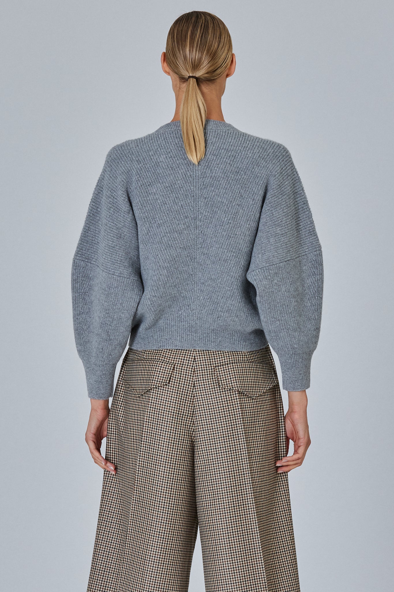 Sa Su Phi Mina maglione tre quarti cashmere pipistrello