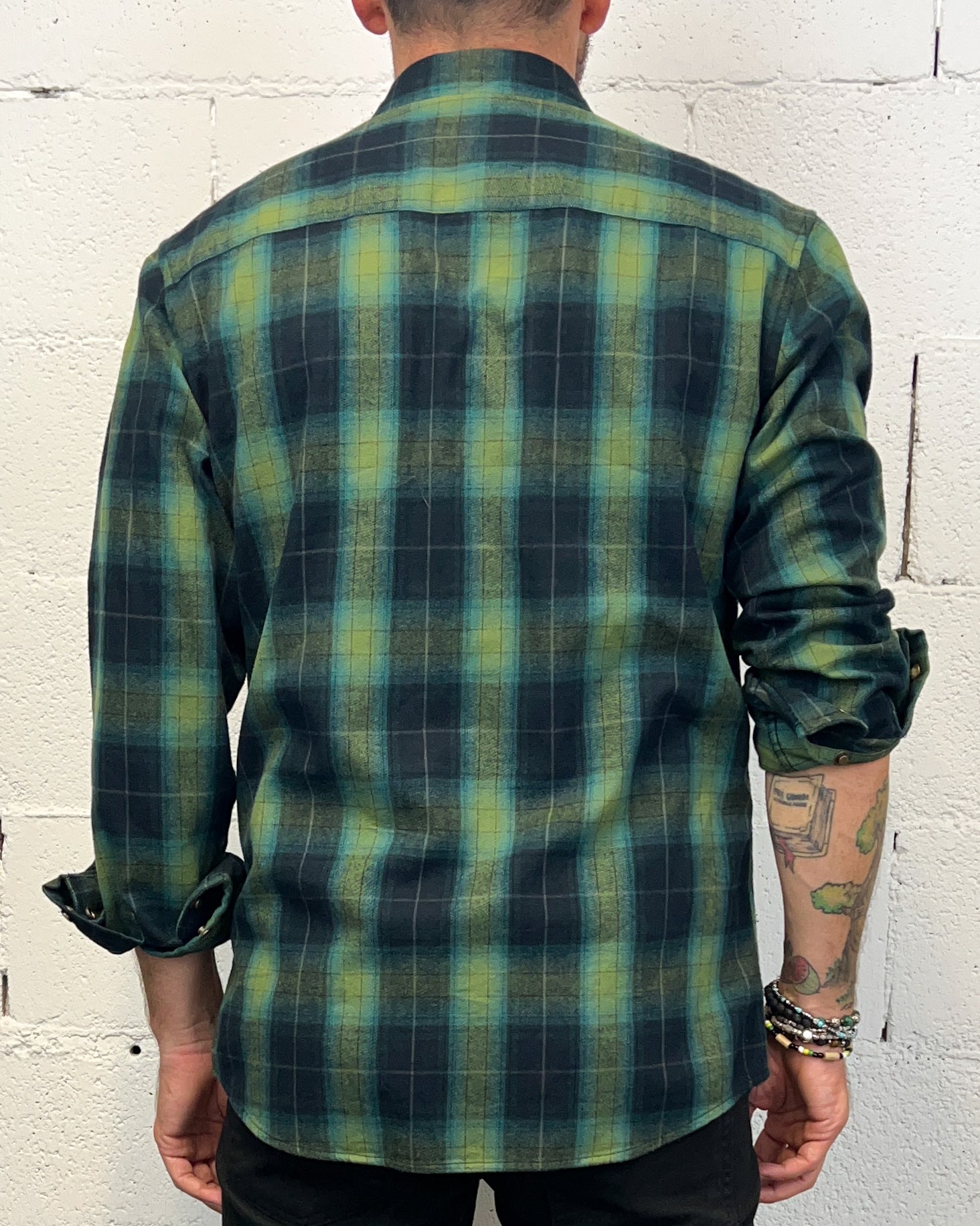ONLYONE GIANNI LUPO Forest camicia verde regolare