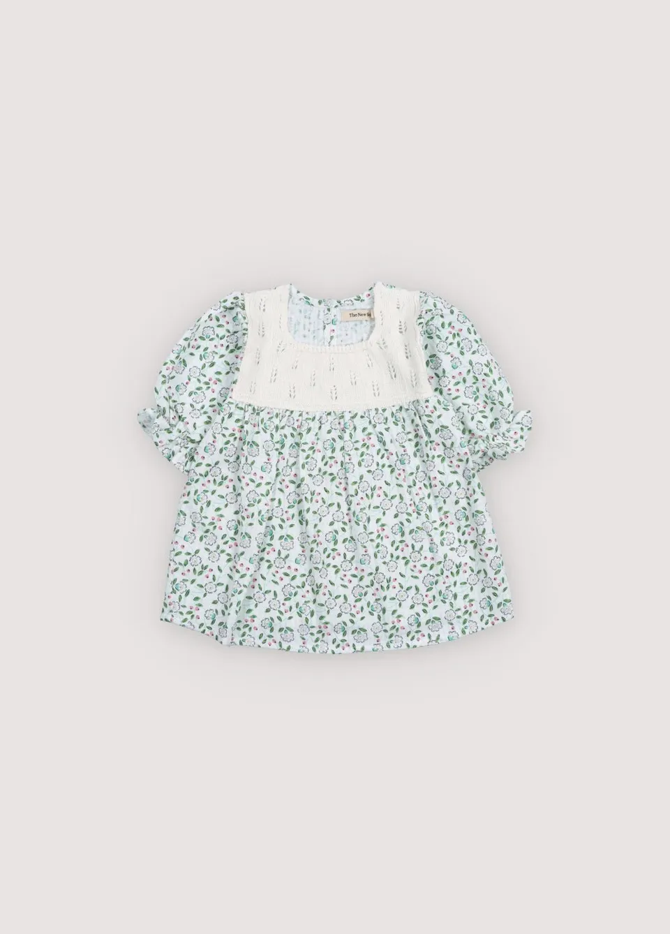 The New Society Tanatos blusa bambina 6 anni cotone fiori