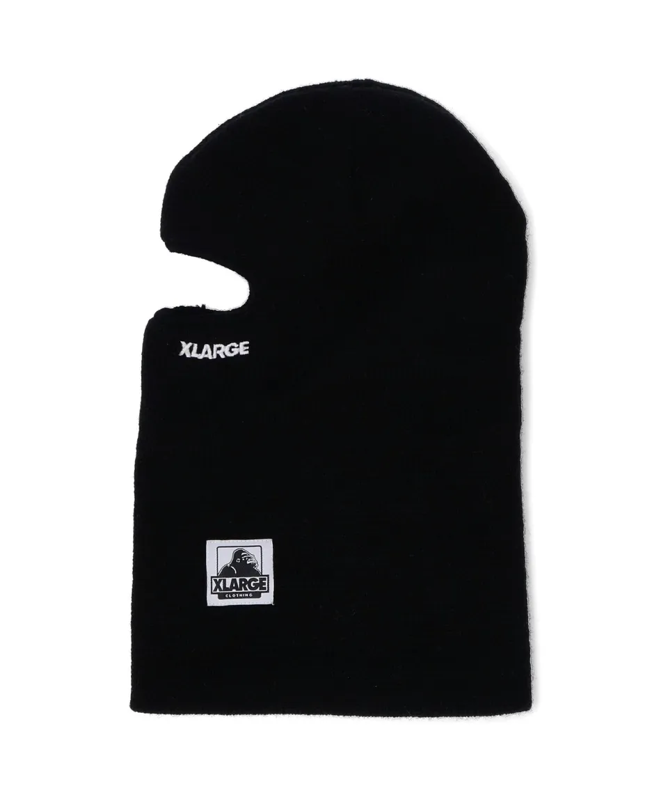 X-Large Balaclava passamontagna nero in acrilico