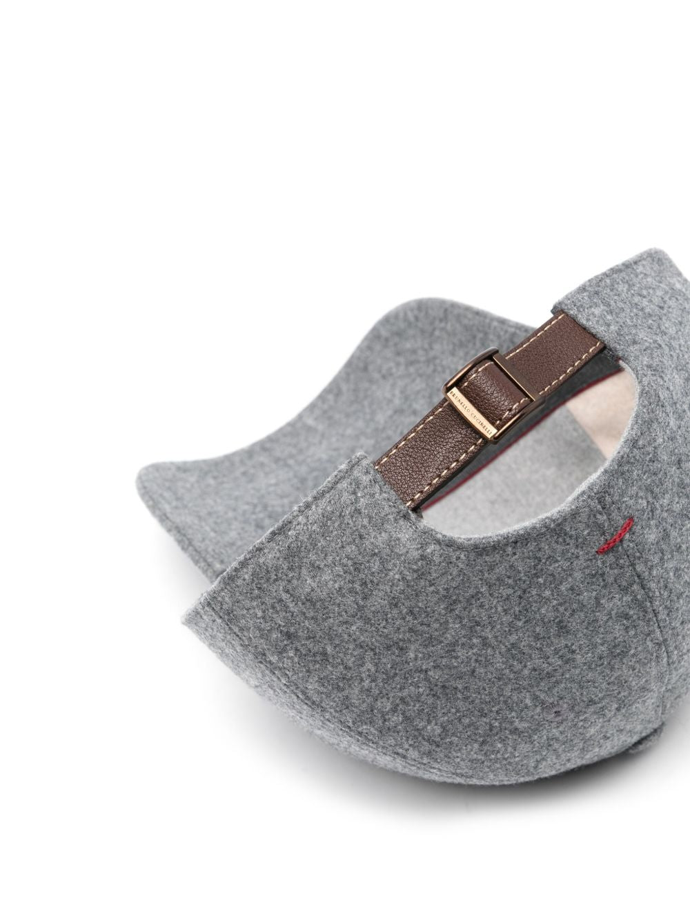 Brunello Cucinelli M038P9850 cappello grigio medio uomo