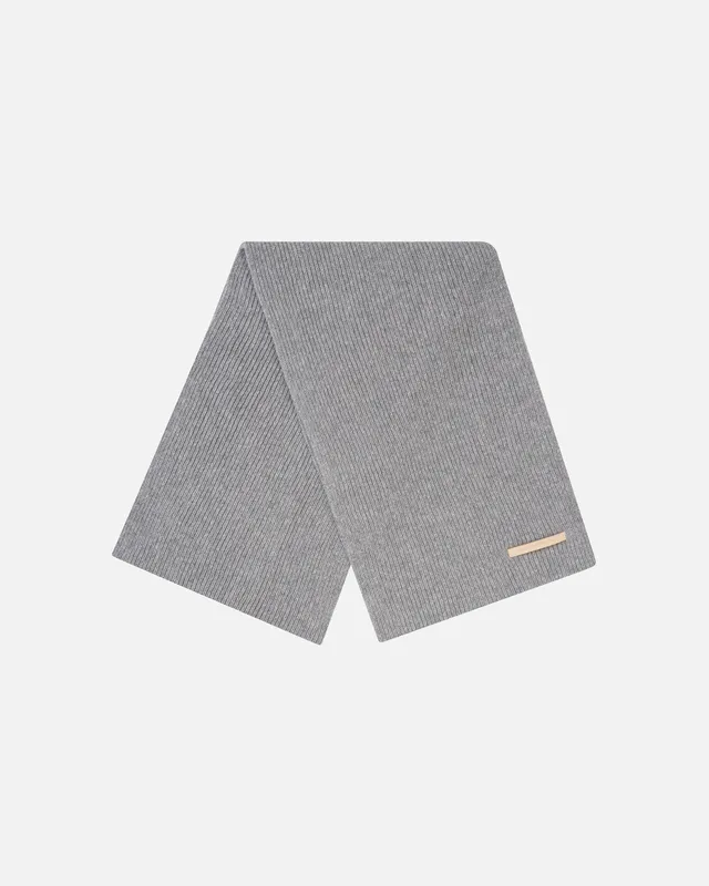 GOODPEOPLE Alpaca Blend sciarpa alpaca grigio melange unica