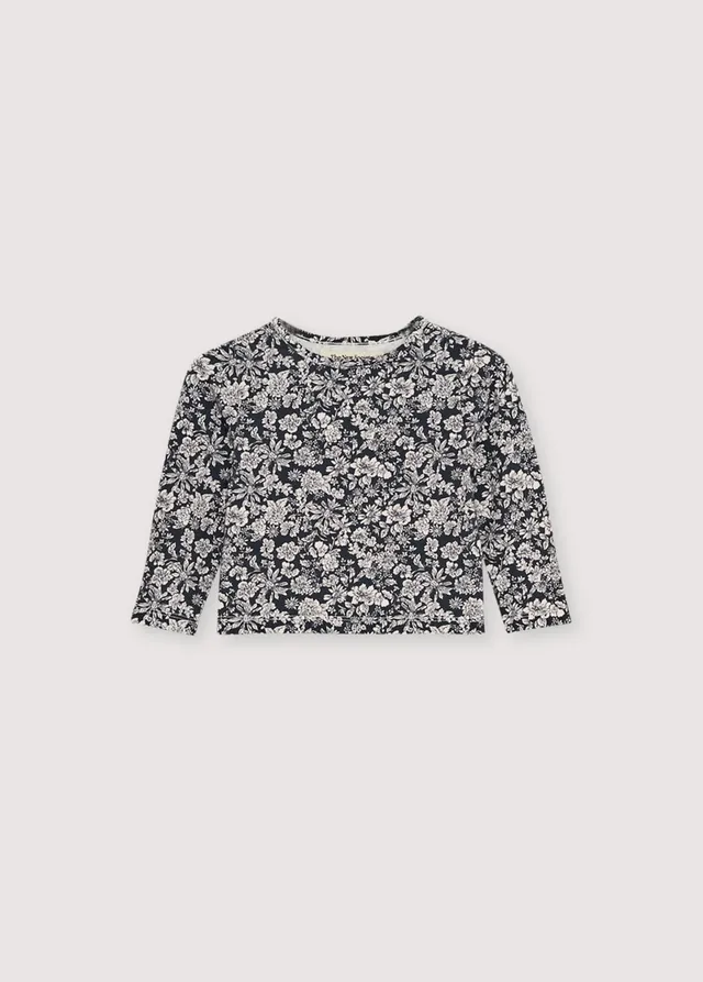 The New Society Jersey t-shirt Lilth Print floreale cotone