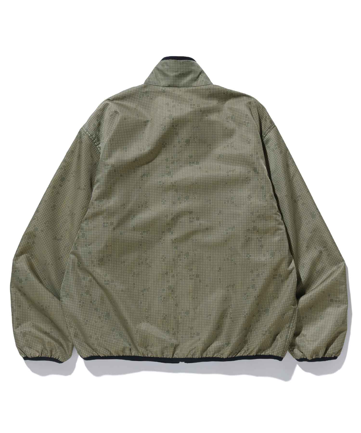 X-Large Reversible Fleece Jacket giacca nera tigrata