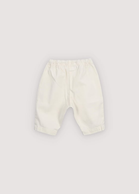 The New Society Gorse pantalone ecru cotone 6 mesi
