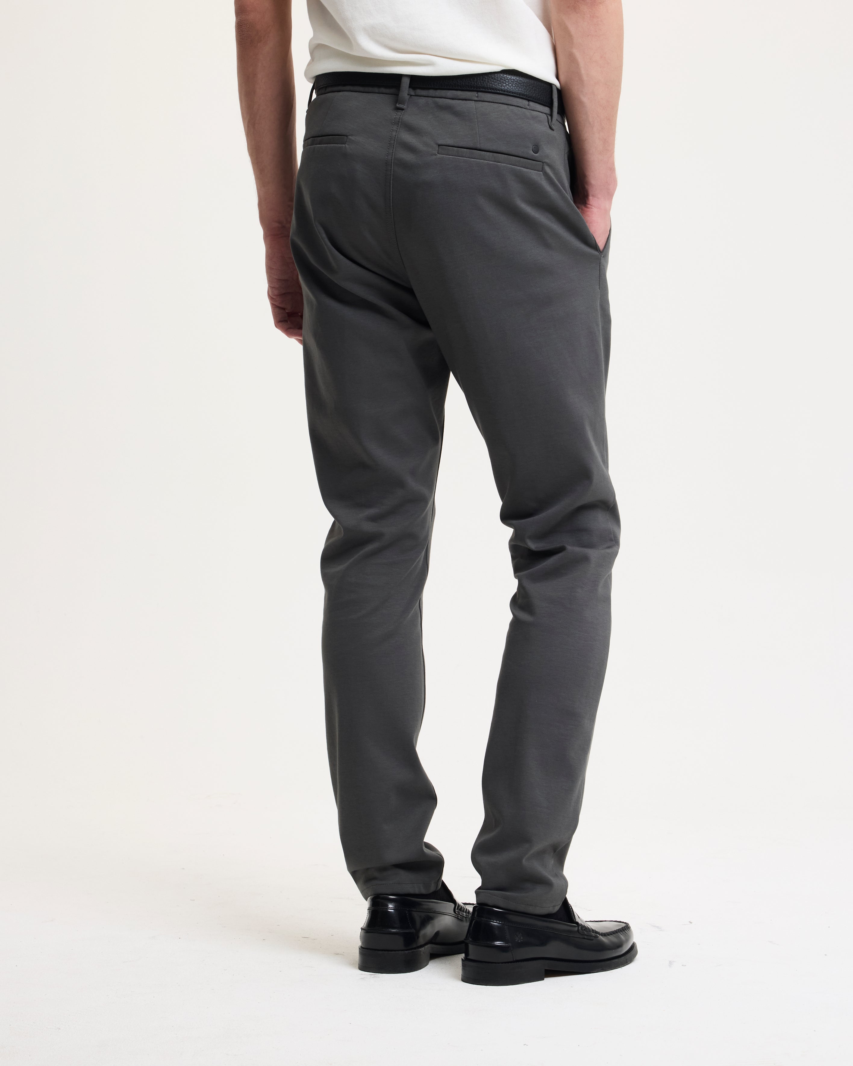 Goodpeople Bruno pantaloni verde scuro elasticizzati