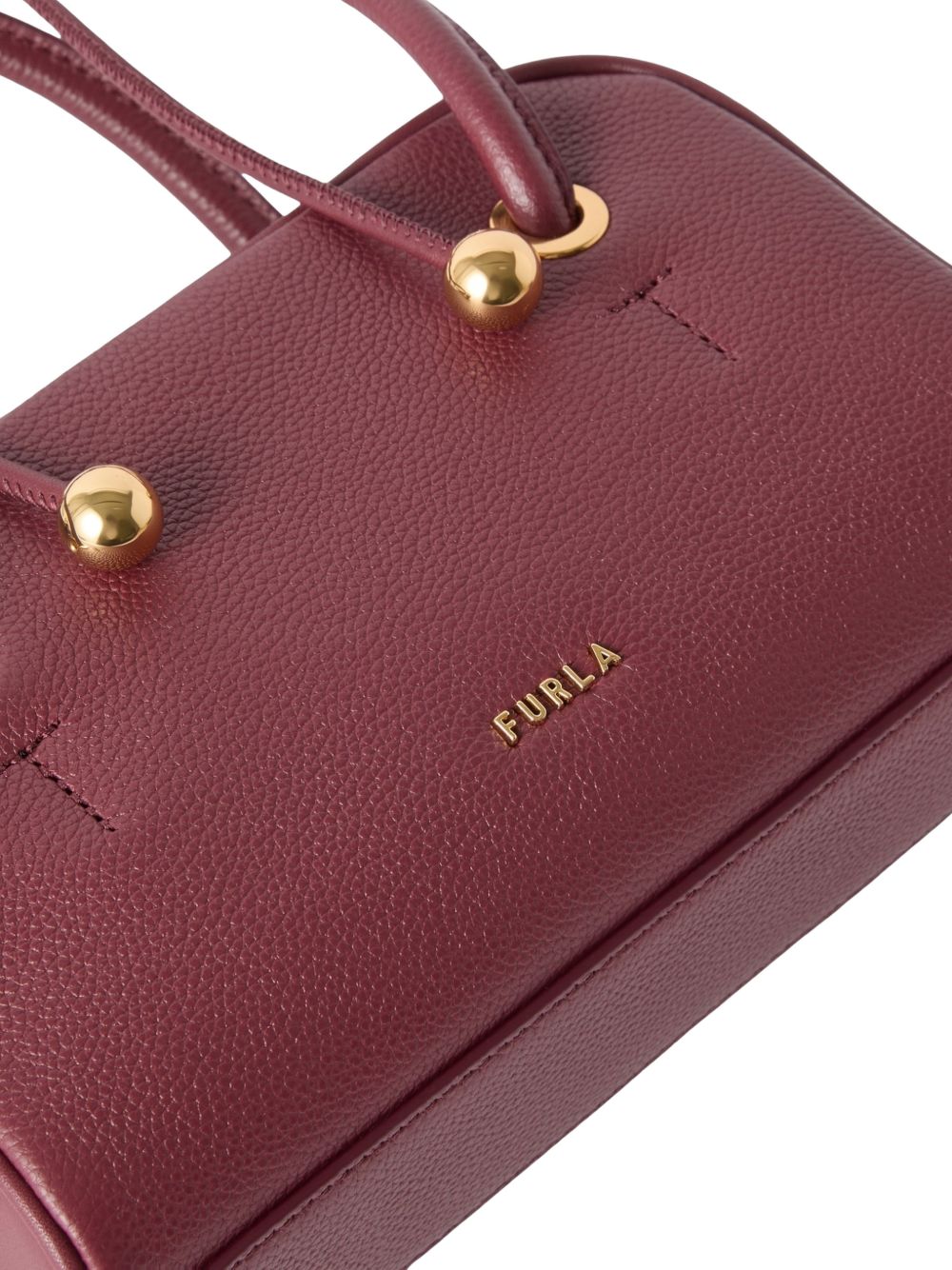 Furla WE00915 borsa a mano rossa pelle martellata