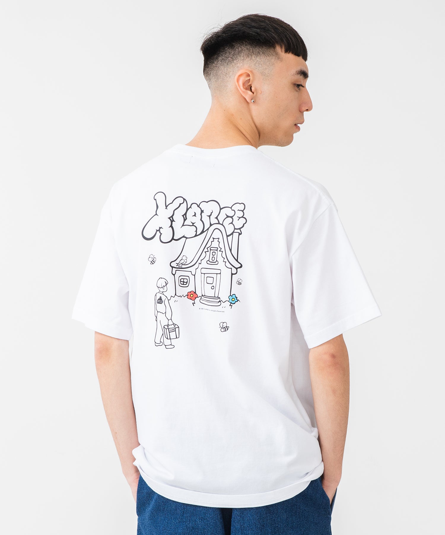 X-Large Weekender Pocket t-shirt bianca cotone