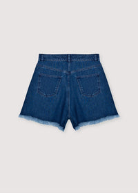 THE NEW SOCIETY TNS Denim shorts donna indaco cotone