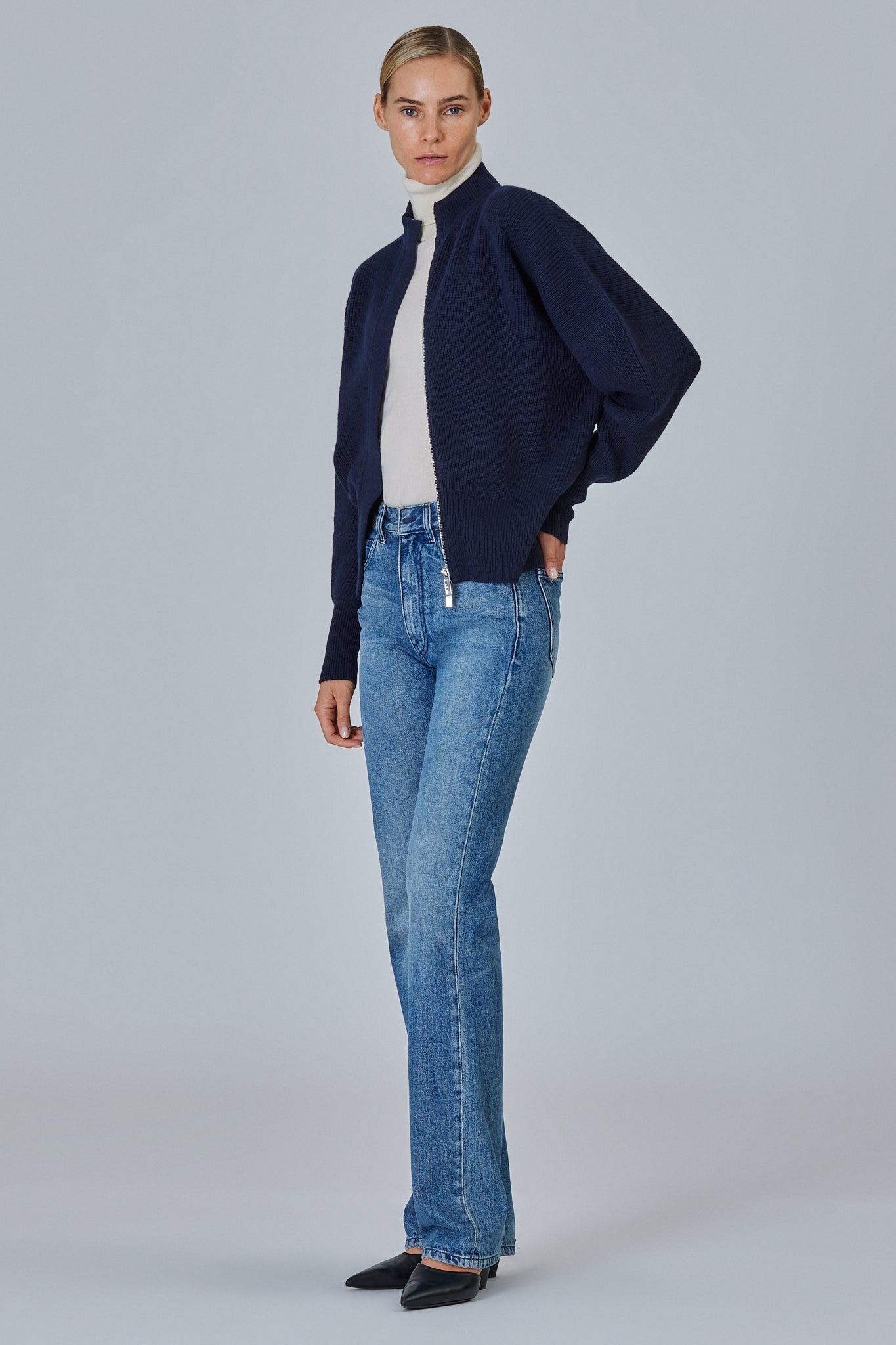 Sa Su Phi Minerva ER cardigan bomber zip