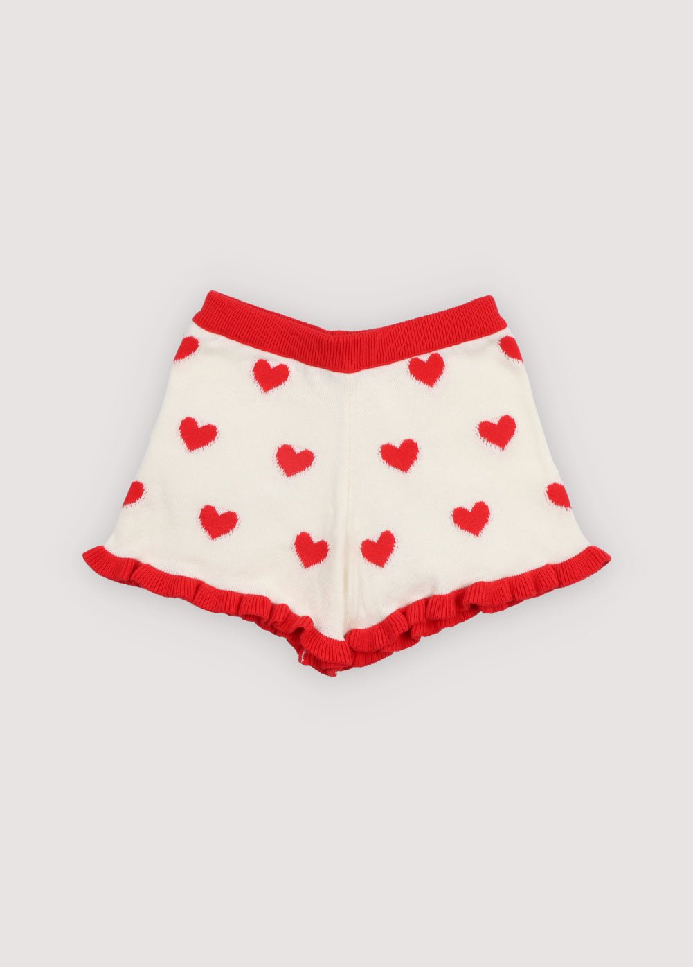 THE NEW SOCIETY Maqui Short pantaloncini Hearts Jacquard