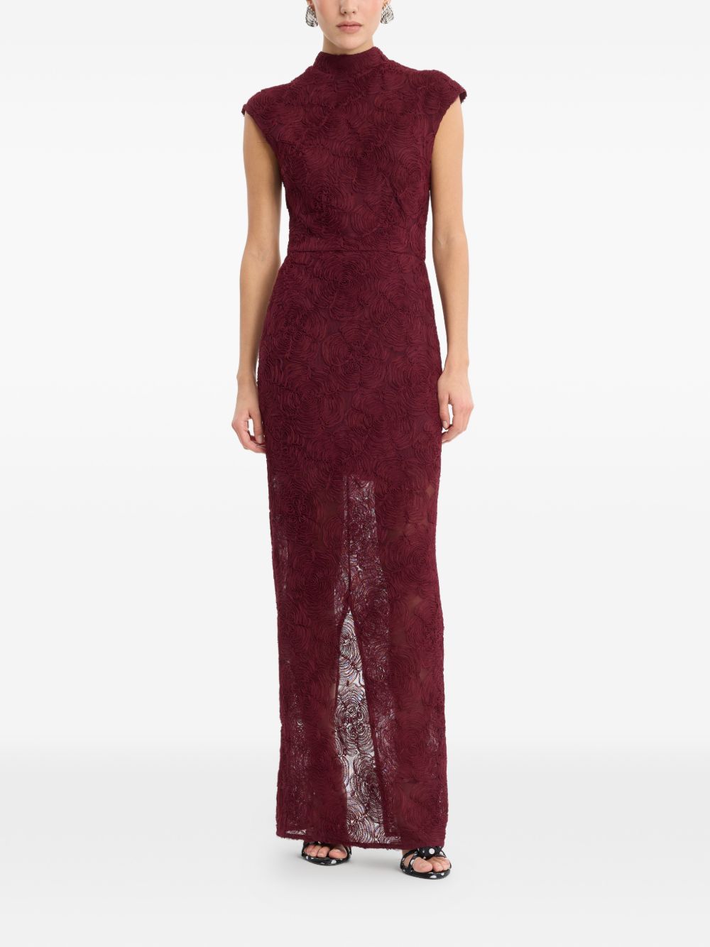 Rotate 116273741 Decadent Chocolate abito lungo rosso
