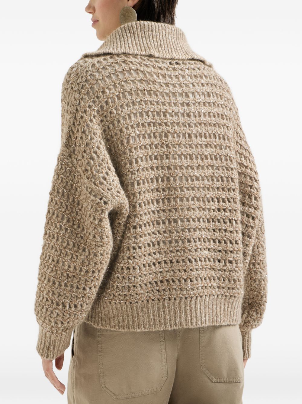 Brunello Cucinelli MGO378806 cardigan beige donna XS-M