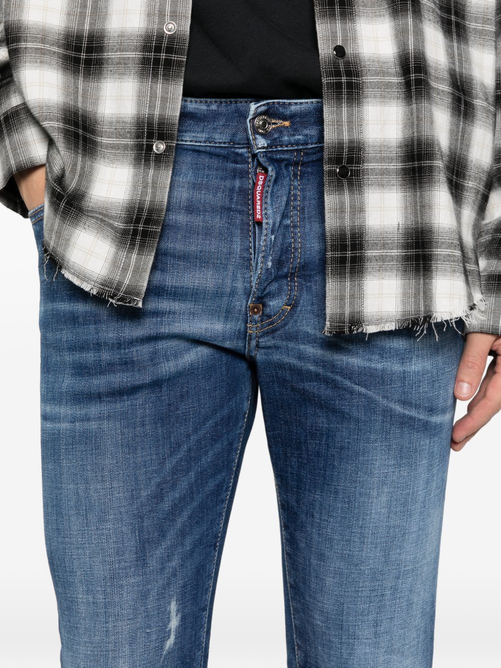 Dsquared2 S74LB1927 jeans uomo blu denim