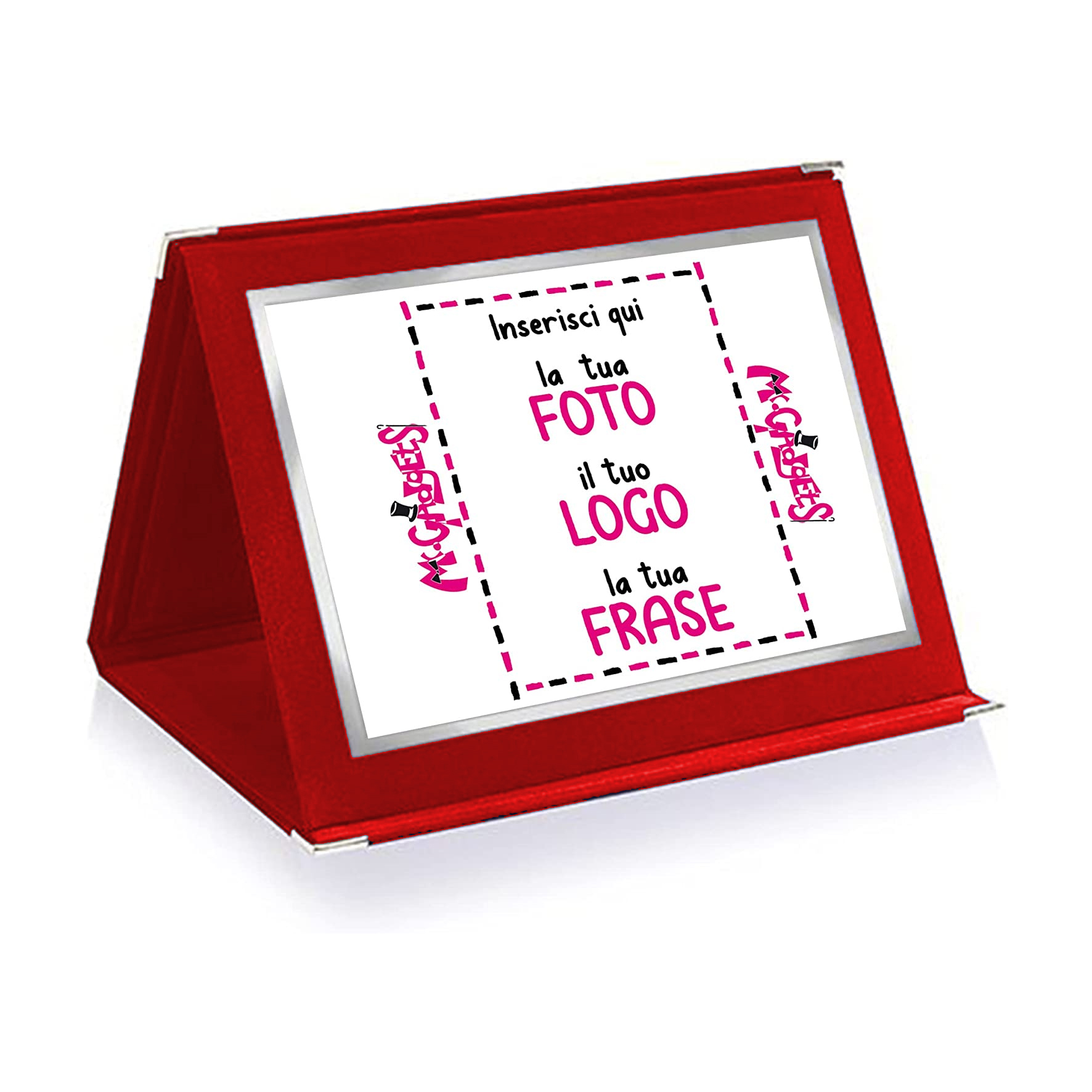Mr. Gadgets Velluto targa da tavolo personalizzabile ufficio