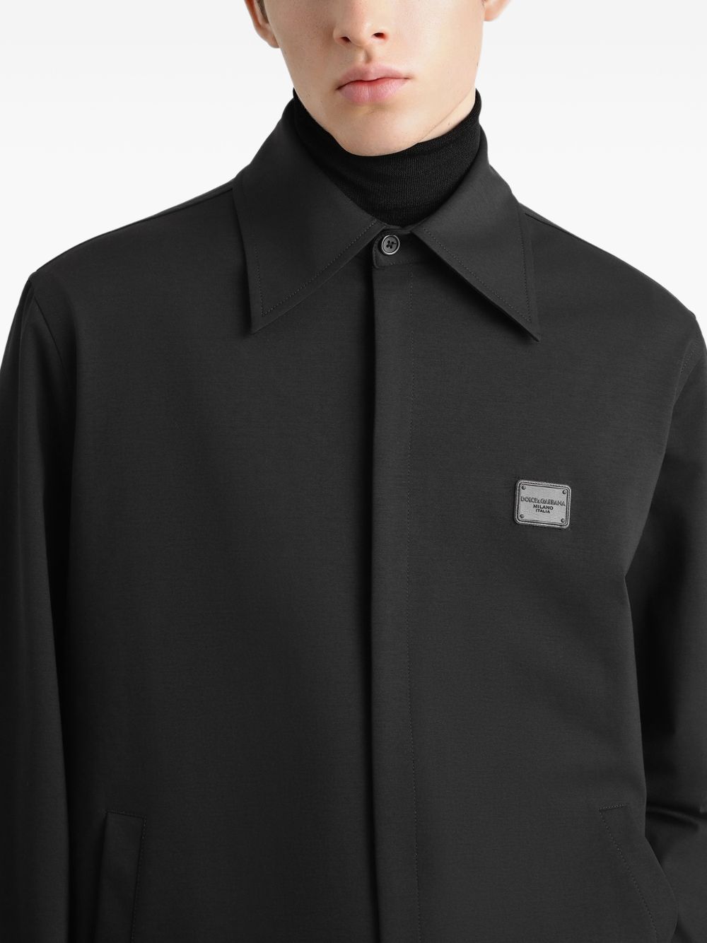 Dolce & Gabbana G5LQ3T camicia nera uomo