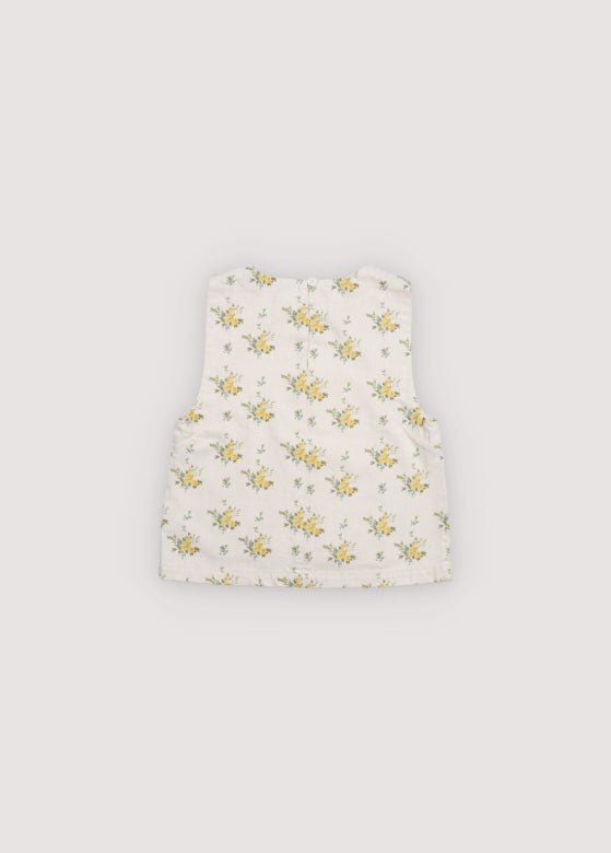 The New Society Mimosa top fantasia 12 anni lino