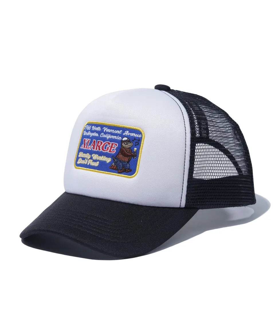 X-Large Bear With Bottles Cap cappellino visiera ricamo