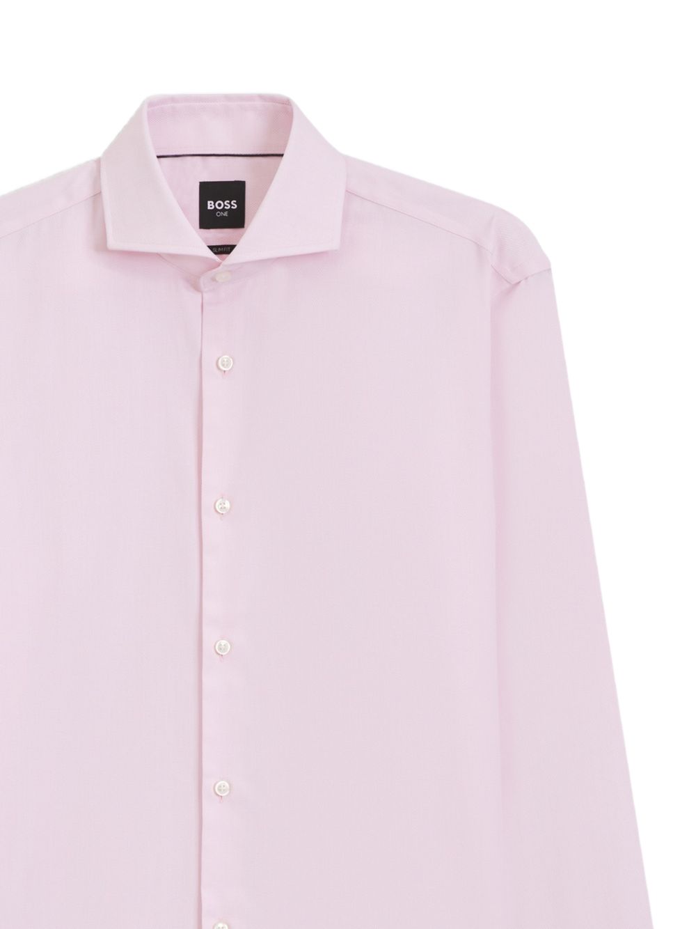 BOSS 50567316 camicia rosa chiaro collo grande