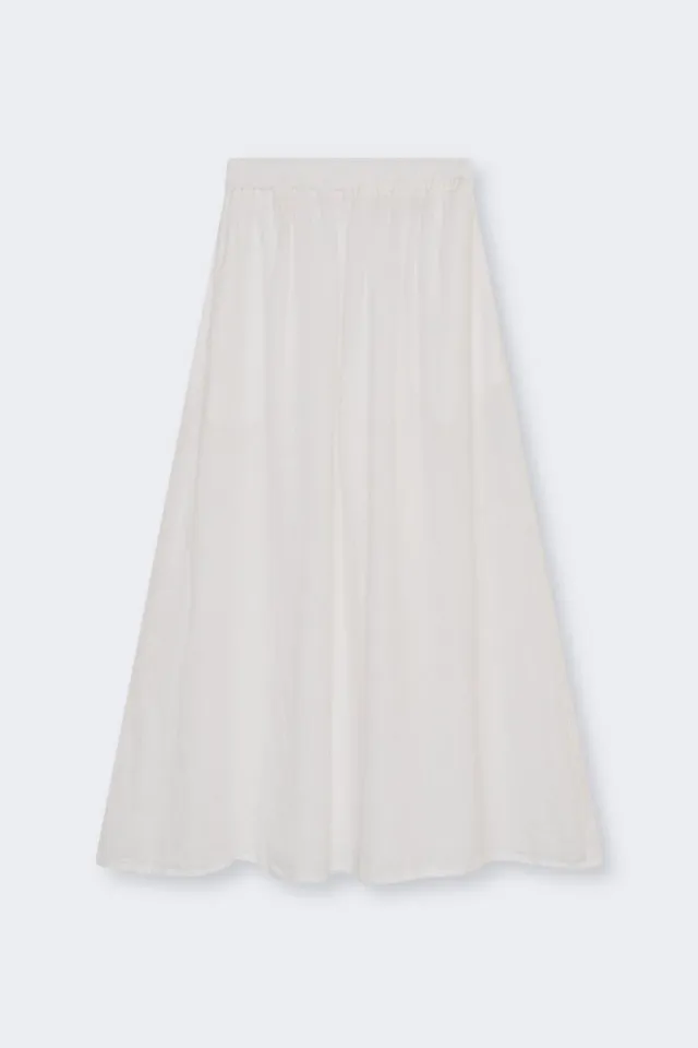 The New Society Melissa gonna donna midi lino elastico