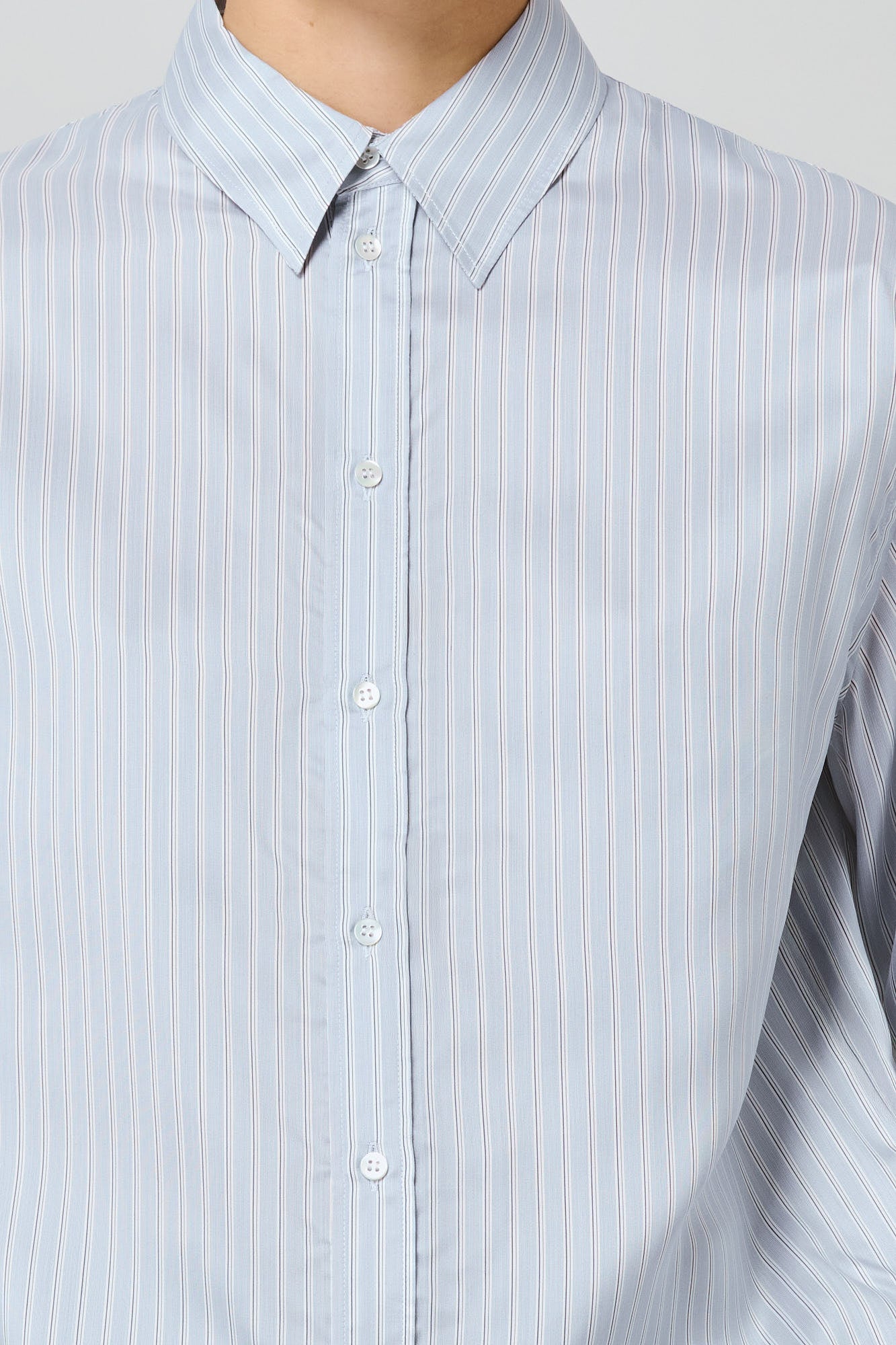Sa Su Phi Marcella camicia seta twill bianca ampia