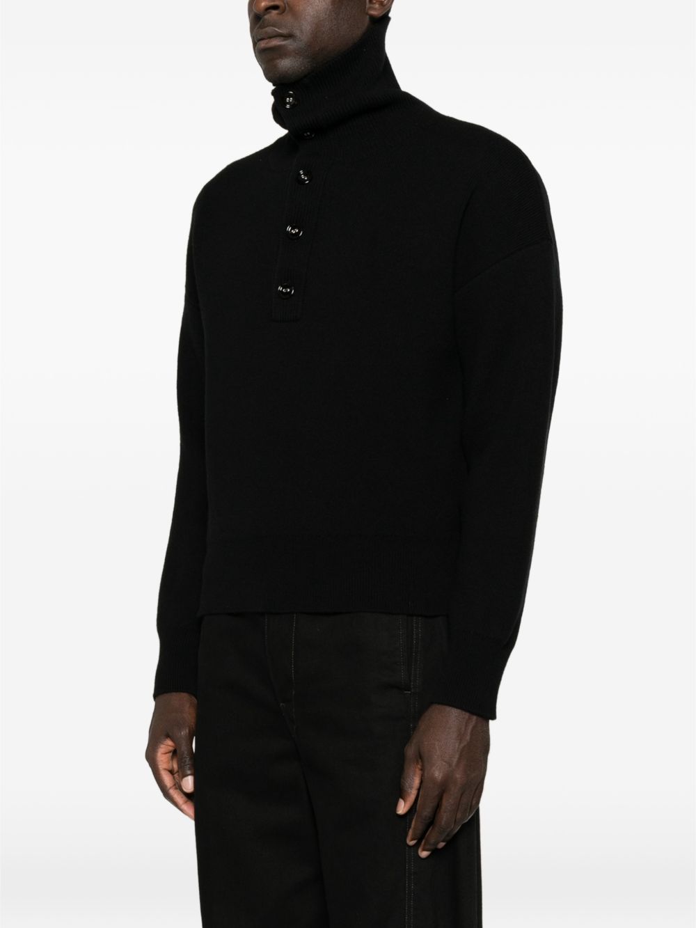 Ami UKS885 maglia nera uomo cotone