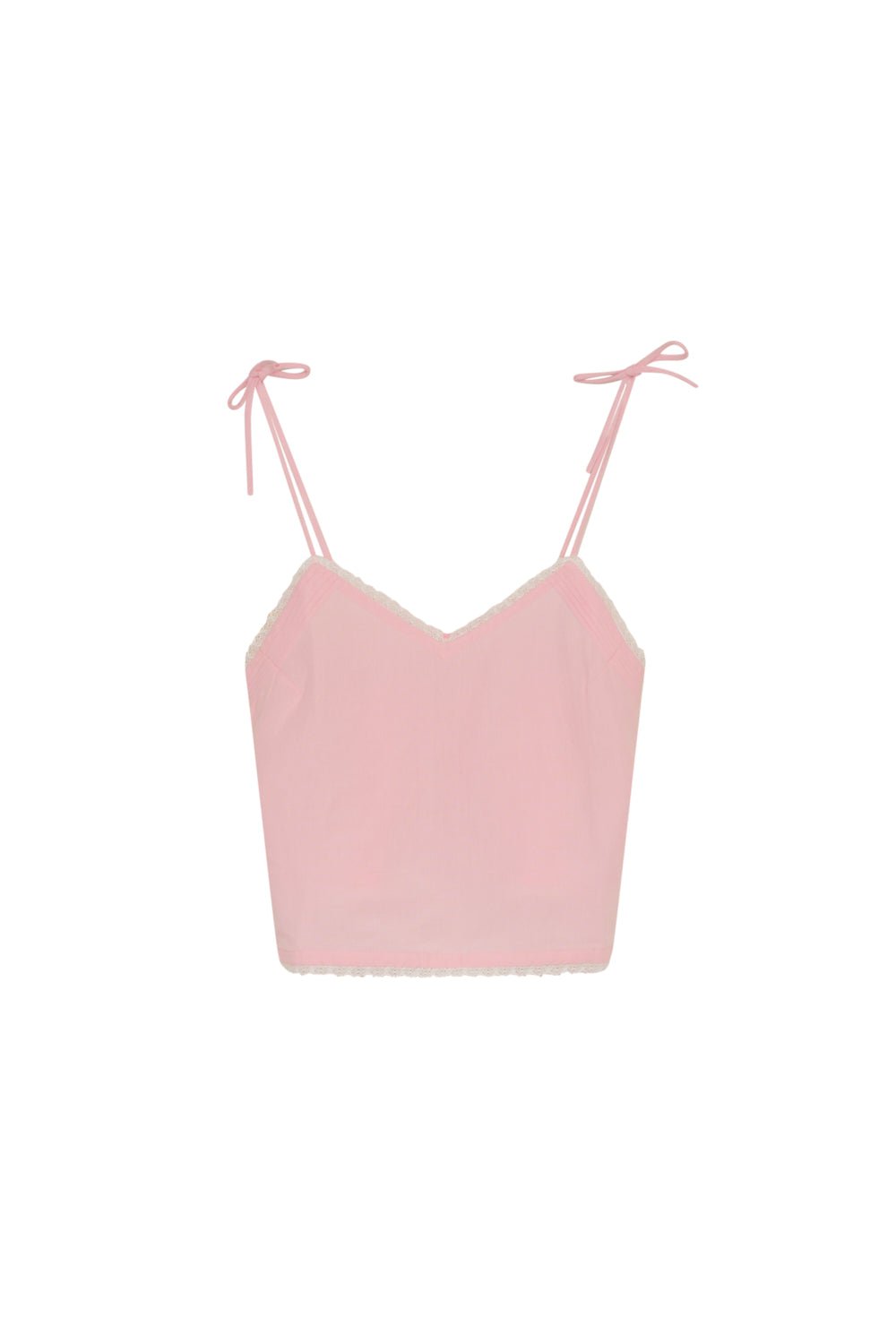 THE NEW SOCIETY Amaryllis Fairy Tale top lino con pizzo